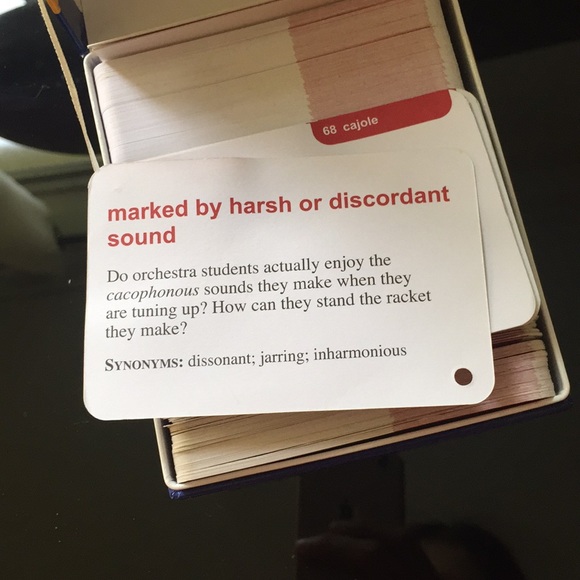 500 SAT VOCABULARY FLASH CARDS from Barron - Picture 5 of 5